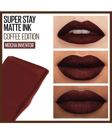 Maybelline SuperStay Matte Ink Liquid Lipstick - Coffee Edition, Mocha Inventor 0.17oz - Buy Online on GoSupps.com