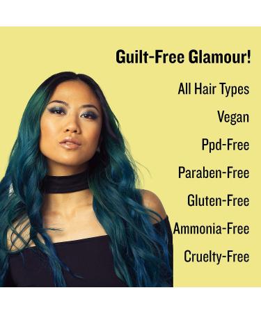 Splat Rebellious Colors 30 Wash Hair Color Kit Midnight Jade 6 Oz - Buy Online on GoSupps.com