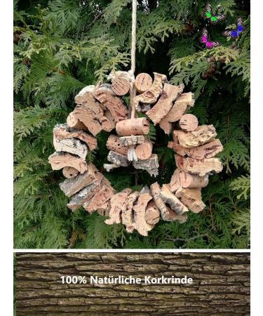 Large Cork Ring XL for Birds | Swing Play & Nibble | Perfect for Large Birds | Eco-Friendly Cork Bark - Buy Online on GoSupps.com