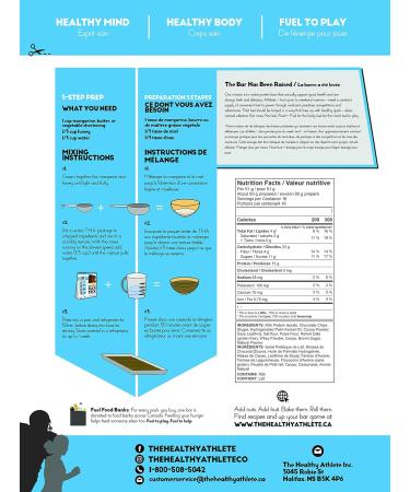 Healthy Double Chocolate baking mix 15grams isolate fibre Source GlutenFree - Makes 16 delicious bars - Buy Online on GoSupps.com
