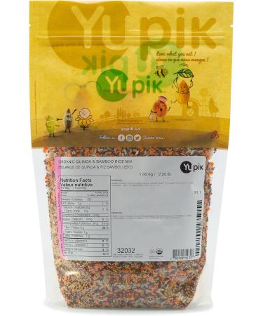 Yupik Organic Quinoa & Bamboo Rice Mix 1 kg Non-GMO Kosher Mix of Amaranth Short-Grain Rice Flavored with Bamboo Red Lentils & Red Quinoa Source of Fiber Perfect as Side Dish & Soup Starter 1 kg (Pack of 1) - Buy Online on GoSupps.com