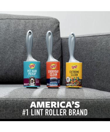 Scotch-Brite Lint Roller | 100 Sheets | Best for Pet Hair Removal | International Shipping Available - Buy Online on GoSupps.com