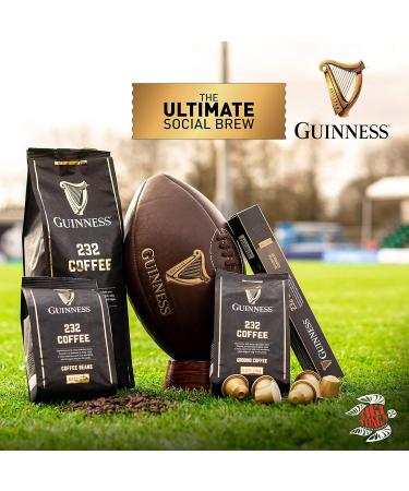 Guinness Coffee '232' Brew - Roasted Coffee Beans (1kg) by Tiki Tonga Coffee Roasters. Roasted in The United Kingdom - Buy Online on GoSupps.com