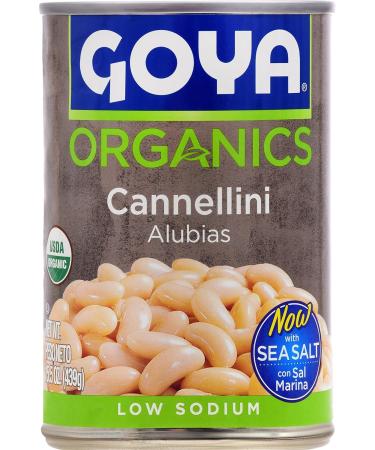 Goya Foods Organic Cannellini Beans 15.5oz (Pack of 24) - Buy Now for Quality and Value - Buy Online on GoSupps.com