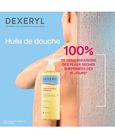 DEXERYL - Huile de Douche Apaisante - Nettoie & Relipide la Peau d s la naissance - Pr serve la Barri re Cutan e - Peaux Tr s S ches ou Tendance Atopique - Sans Savon Sans Parfum - 500 ml - Buy Online on GoSupps.com