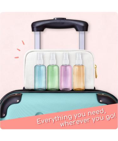 LG Luxury & Grace Set - 16 Refillable 60ml Transparent Spray Bottles for Perfumes & Cosmetics | Travel Essentials - Buy Online on GoSupps.com