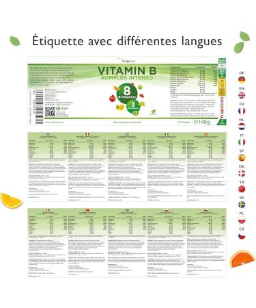 Vitamin B Complex 240 Capsules (8 Months) Up to 10 Times Dosed With Bio-Active Forms + Quatrefolic + Co-Factors Vegan - Buy Online on GoSupps.com