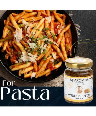  Spartacus Truffle SPARTACUS White truffle mint preserved in extra virgin olive oil the perfect gourmet spice for pizza pasta salads potatoes (white truffle 450 g) - Buy Online on GoSupps.com