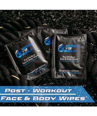 Wash Yo Self Body Wipes - 25 Individually Packaged Disposable Wet Wipes for Kids and Adults - Buy Online on GoSupps.com
