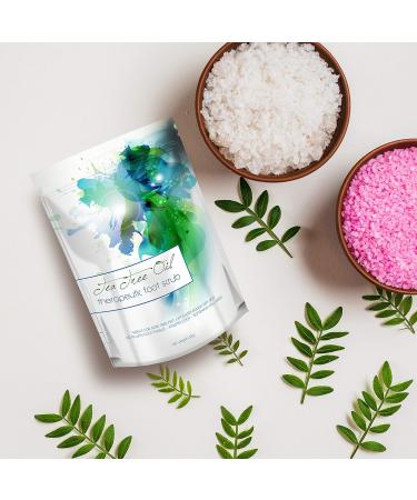 Tea Tree Oil Foot Scrub - 24oz | Treat Nail Fungus Athlete's Foot & Odor - Shop Internationally - Buy Online on GoSupps.com