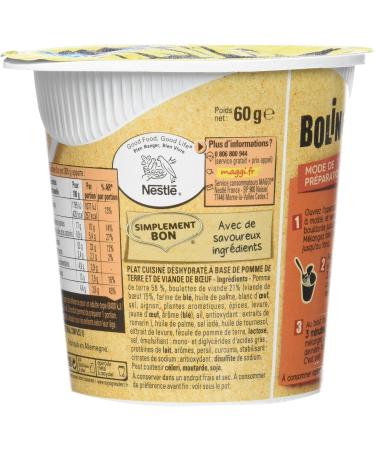 Maggi Bolino Cup FRANCE Beef Parmentier (1 Cup) - 60g - Buy Online on GoSupps.com