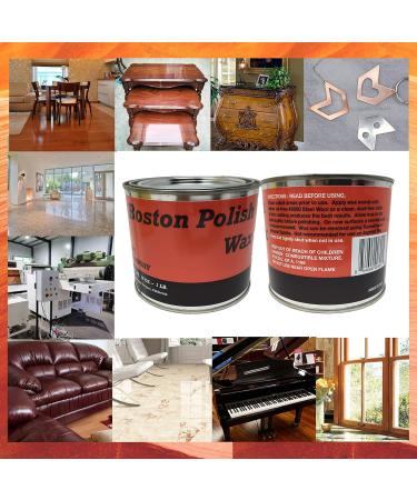 Buy Boston Polish Amber Paste Wax 16 oz | Premium International Shipping | Quality Polish for Natural Finishes - Buy Online on GoSupps.com