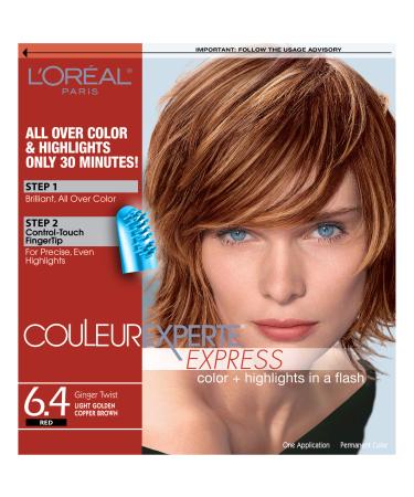 L'Oréal Paris Couleur Experte 2-Step Home Hair Color & Highlights Kit - Ginger Twist