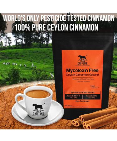 Ceylon Cinnamon Powder 500g - True Sri Lankan Ground Cinnamon | Add to Bulletproof Coffee | Lab Tested Pesticide/Mycotoxin-Free - Buy Online on GoSupps.com