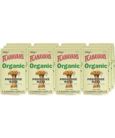 Flahavans Organic Oats 500g Pack of 12 - Buy Online on GoSupps.com