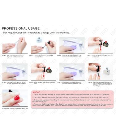 HMD Soak Off UV LED color gel nail polish Natural Aroma smell fast local shiping (202) - Buy Online on GoSupps.com
