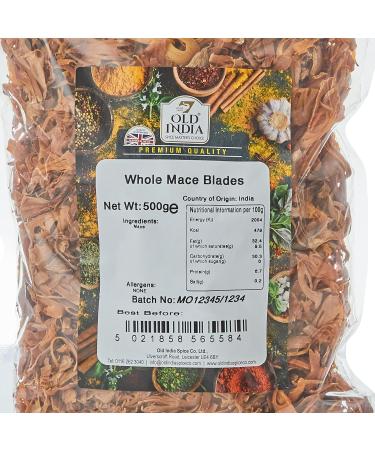 Old India Whole Mace Blades 500g - Premium Quality Spice for Culinary Delights - Buy Online on GoSupps.com
