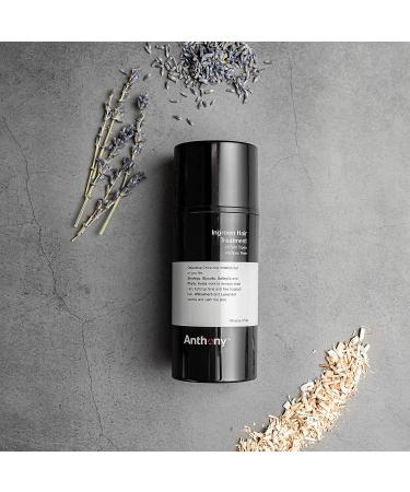 Anthony Men's Ingrown Hair Treatment Gel - Razor Burn Relief & Redness Eliminator - 3 Fl. Oz - Buy Online on GoSupps.com