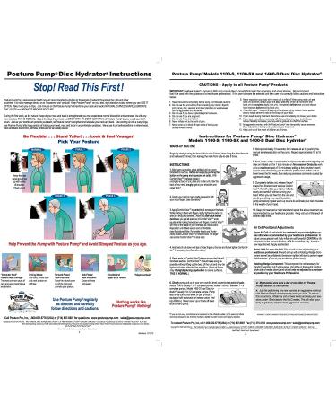 Posture Pump Model 1100-S Neck Pain Relief Cervical Disc Hydrator - Single Neck Air Cell - Buy Online on GoSupps.com