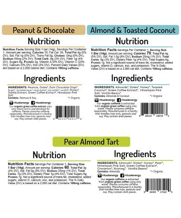 Ritual Energy Whole Food Energy Bite Variety Pack - 10 Count (3 Flavor Assortment) - Buy Online on GoSupps.com