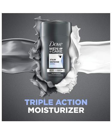 Dove Men+Care Stain Defense Antiperspirant Deodorant | Cool Antiperspirant with 48-Hour Protection | 2.7 oz - Buy Online on GoSupps.com