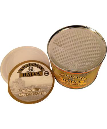 Greek Macedonian halva with honey. Net weight 1 kg - Buy Online on GoSupps.com