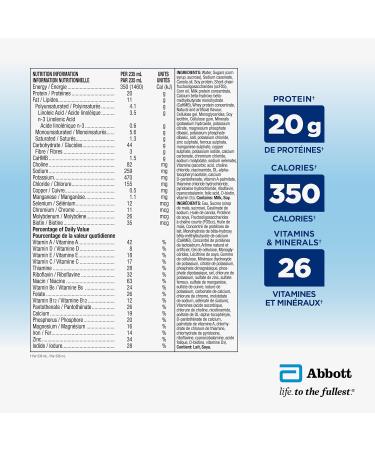 Ensure Advance Meal Replacement Shakes Protein Shakes With 20 g Of Protein To Help Build Muscle Vanilla 4 x 235-mL Bottles - Buy Online on GoSupps.com