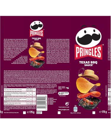  Pringles Pringles BBQ Tile Chips 175 g - Buy Online on GoSupps.com