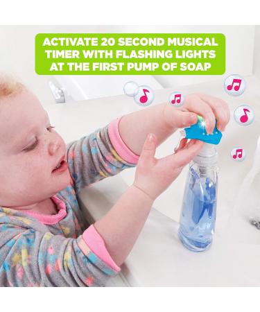Baby Shark Musical Soap Pump Topper and Timer for Kids Hand Washing Blue 2 Pack - Buy Online on GoSupps.com