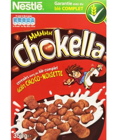 Nestlé Chokella Whole Wheat Breakfast Cereal Chocolate Hazelnut Flavor - Pack of 350 g