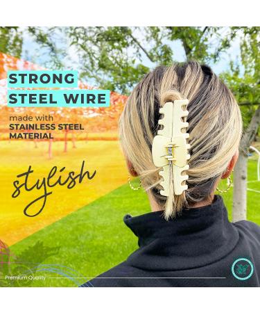 QITMIR Colorful Hair Claw Clips for Women - Large Stylish Hair Accessories (4 Pack) - Buy Online on GoSupps.com