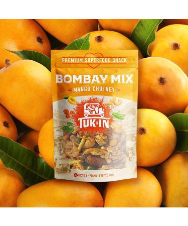 Mango Chutney Superfood Bombay Mix Case of 9 | Vegan Healthy Snack | Source of Magnesium - Buy Online on GoSupps.com