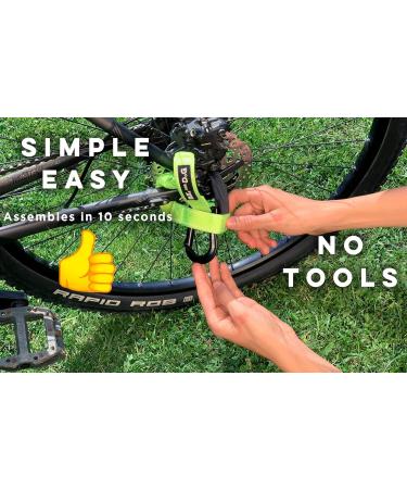 Buy Bike and Dog: Patented Toolless Bicycle Attachment & Yellow Dog Leash | Perfect for Cycling with Dogs - Buy Online on GoSupps.com