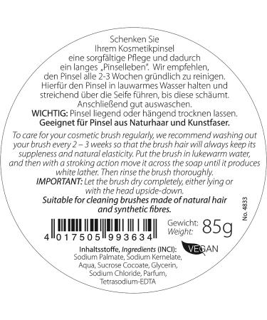 da Vinci Makeup Brush Cleaner - 85g Vegan Formula, Made in Germany - Buy Online on GoSupps.com