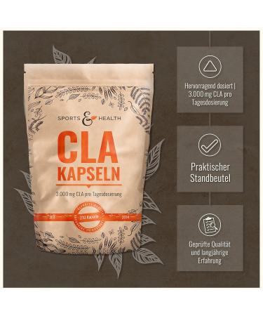 High Dosage CLA Capsules 210 Count - 3000mg Daily Dose - Conjugated Linoleic Acid - Optimize Weight Loss & Boost Metabolism - International Shipping Available - Buy Online on GoSupps.com