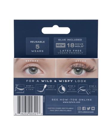 Eylure Wild & Wispy Savage False Eyelashes - 1 Count | International Shipping Available - Buy Online on GoSupps.com
