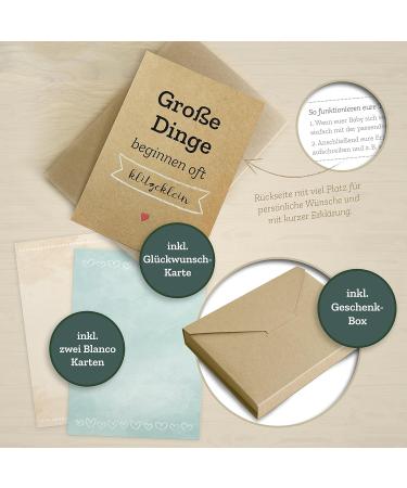 30+1 Milestone Pregnancy Photo & Memory Cards - Gift Boxed with Diary & Congrats Card | Perfect Pregnancy Gifts in DIN A6 Format - Buy Online on GoSupps.com