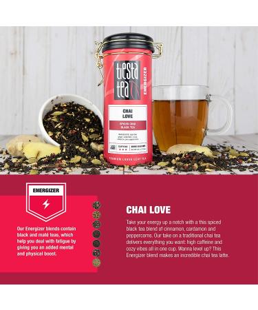 Tiesta Tea Premium Spiced Chai Black Tea - 4 oz Loose Leaf | Authentic Flavor - Buy Online on GoSupps.com