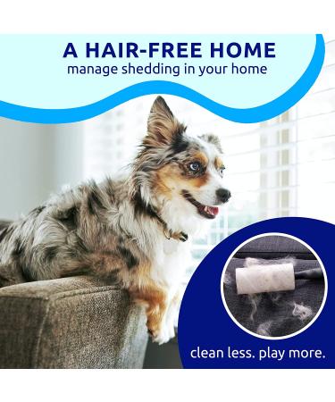 Pat Your Pet Deshedding Brush - Double-Sided Undercoat Rake for Dogs & Cats - Shedding Comb and Dematting Tool - Blue - Buy Online on GoSupps.com