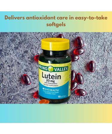 FUSION SHOP STORE Smart choices meaningful life! Lutein 20mg- Softgels 90ct (Pack of 2) with Zeaxanthin - Buy Online on GoSupps.com