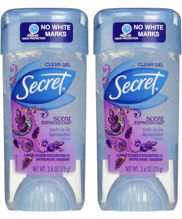 Secret Fresh Clear Gel Deodorant for Women - Relaxing Lavender Scent 2.6 oz (Pack of 4) | Buy Online International Shipping Available - Buy Online on GoSupps.com