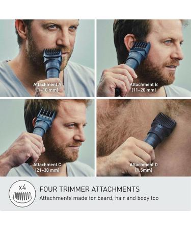 Panasonic MultiShape Trim & Shave Kit | 3-Blade Electric Razor & Adjustable Trimmer for Beard Hair & Body ER-Defined Grooming Set - Buy Online on GoSupps.com