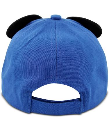 Disney Boys' Mickey Mouse Baseball Cap - Blue 4-7 Years | 3D Ears Curved Brim Strap Back Hat - Buy Online on GoSupps.com