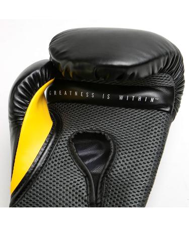 Everlast Elite Pro Style Training Gloves - Black (16 oz) - Buy Online on GoSupps.com