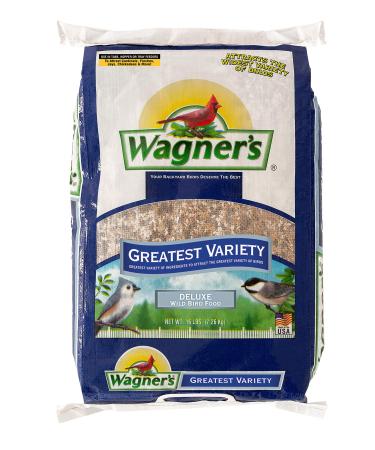 Wagner's 62059 Greatest Variety Blend Wild Bird Food, 16-Pound Bag 16-Pound Bag Bird Food
