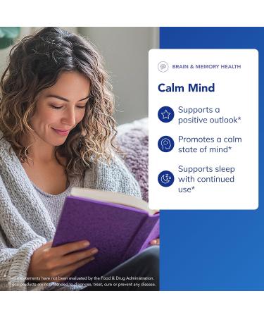 Pure Encapsulations Calm Mind - Calming Supplement - Saffron Extract & Theracurmin Supplement - Supports a Calm Mindset - Gluten-Free, Non-GMO & Hypoallergenic - 60 Capsules (60 Servings) - Buy Online on GoSupps.com