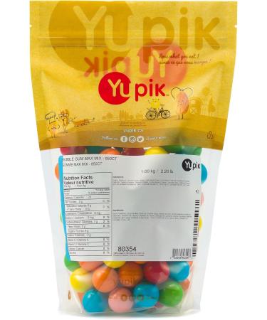 Yupik Bubble Gum Max Mix 1kg (Large Gum Balls) 6 Count - Buy Online on GoSupps.com