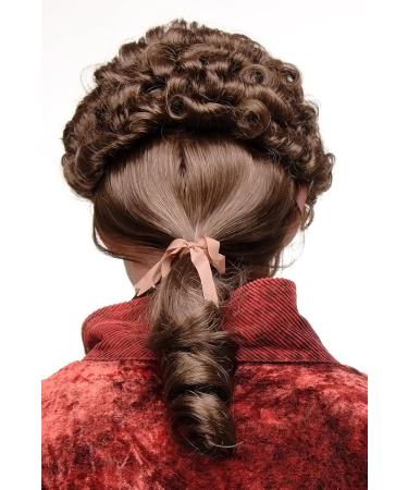 Shop Quality Wig Me Up GFW 1617-10 Renaissance & Baroque Curly Brown Braid for Noblemen & Noblewomen International Shipping Available - Buy Online on GoSupps.com