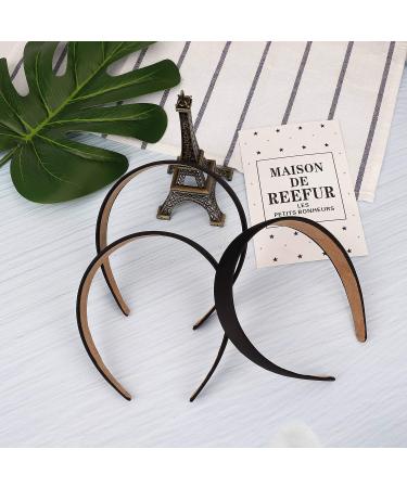Satin Headbands for Women & Girls - Non-Slip Black Hairbands | 12 Pack DIY Hair Accessories - Buy Online on GoSupps.com