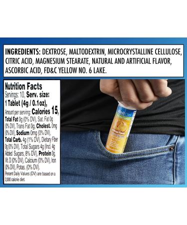 ReliOn Tropical Fruit Glucose Tablets Bundle - 50 Count Bottle and 10 Count Travel Tube + Luall Sticker - Energy Boost for Diabetes Care - Buy Online on GoSupps.com